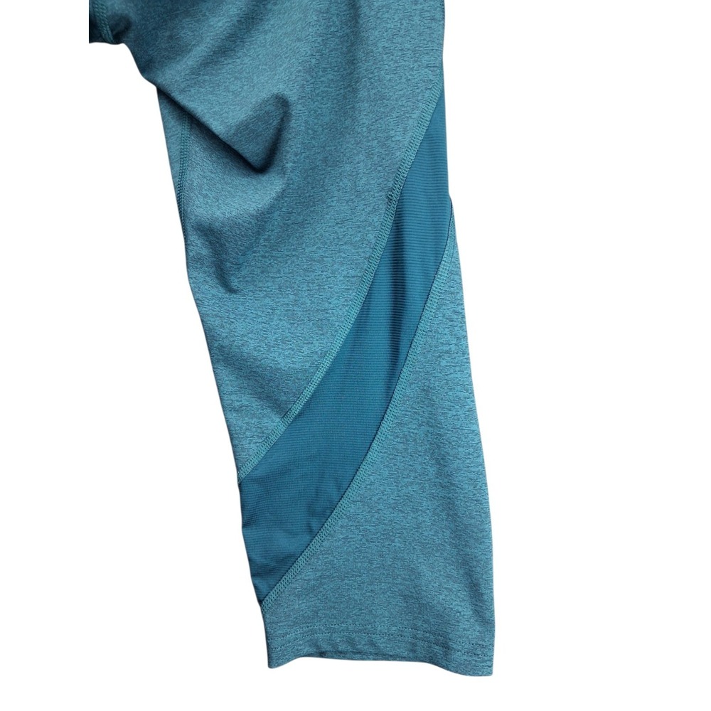 Tek Gear Women's Capri Leggings XXL Teal Athletic Workout Yoga Pants Pockets - Picture 6 of 10